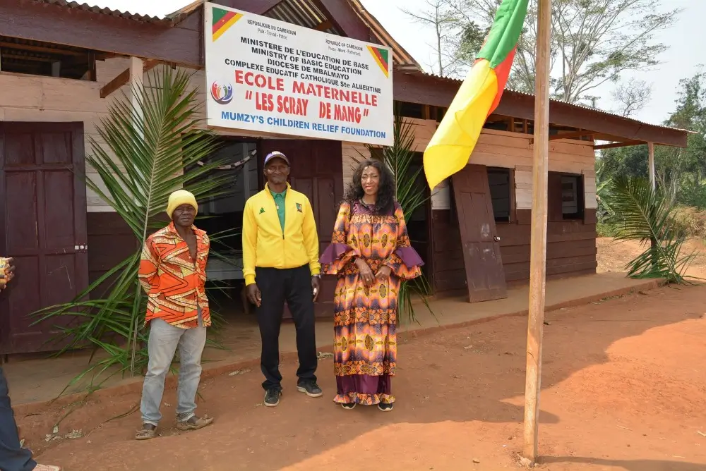 MumzyCRF's first school, The Scrays Of Mang, which opened in September 2019